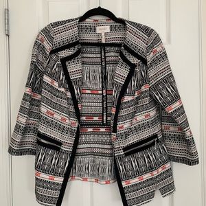 Fun print blazer